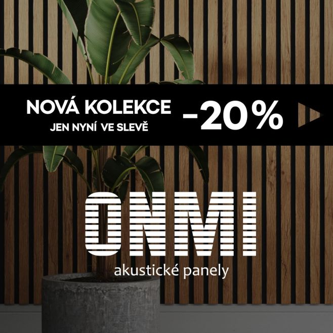 Máme novou kolekci akustických panelů! 🤩 Podívejte se na ně! 👀 Aktuálně navíc platí snížená cena, tak neváhejte s nákupem...